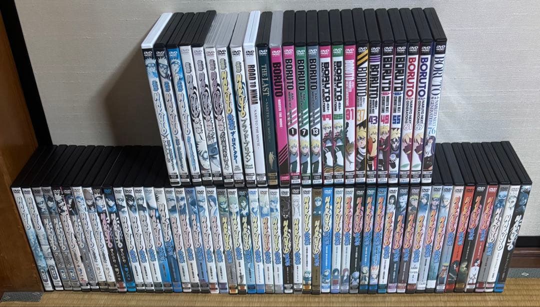 ケース付 ナルト疾風伝+BORUTO(ボルト)+劇場版 全270巻セット dvd