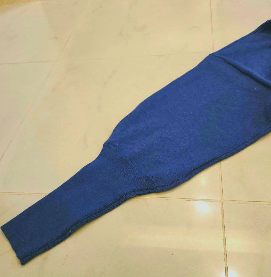 【新品未使用】【AnneCoquine】 コアスパンヤーンニットワンピース