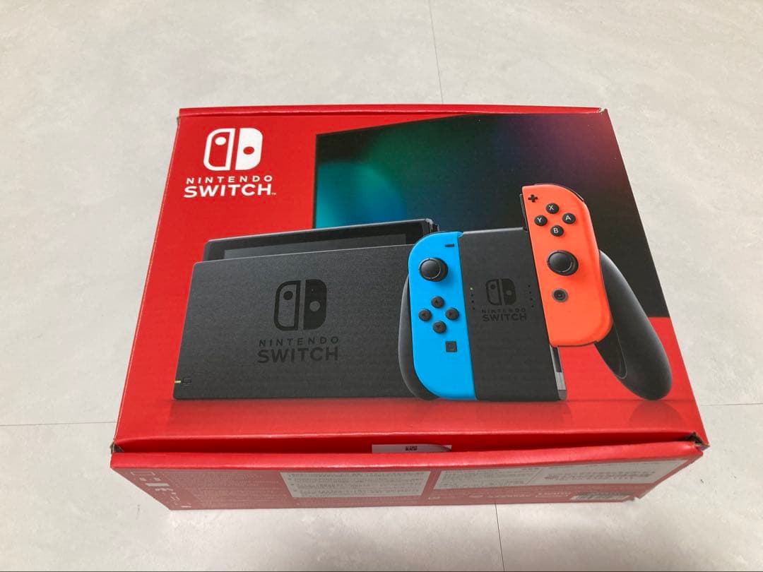 NintendoSwitchネオンブルー/ネオンレッド本体　ポケモンソフト付