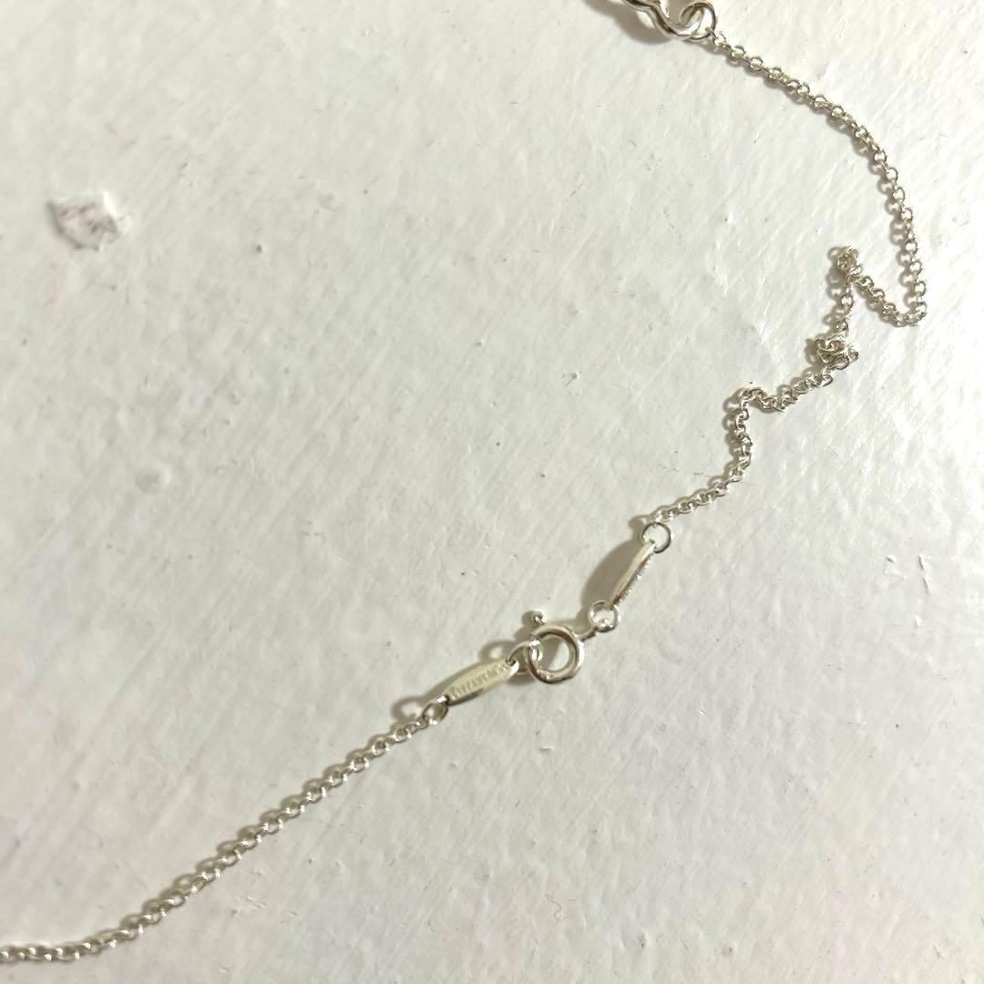 ティファニー エルサペレッティ 5連オープンハートネックレス