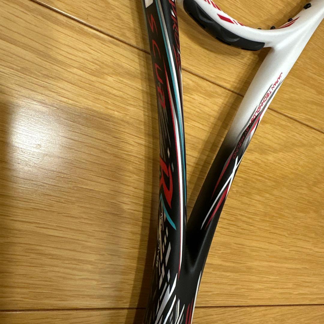 ⭐️新品未使用⭐️ミズノソフトテニスラケット スカッドPRO-R 0U 黒/白/赤