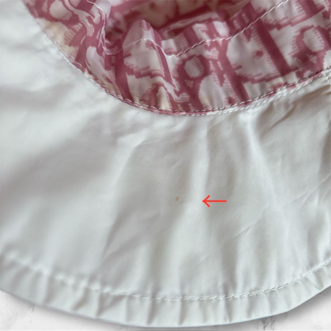 極美品☆ディオールピンクトロッターハット　ヴィンテージ