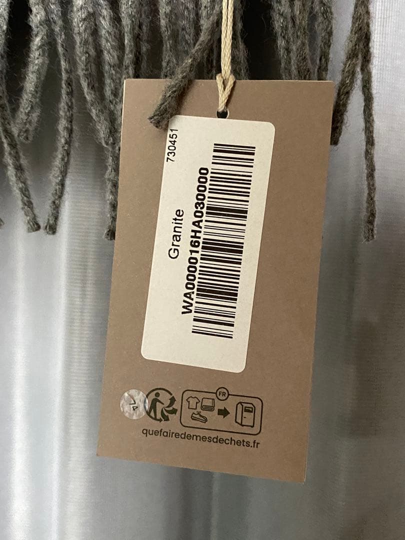 Johnstons of Elgin ピュアカシミヤストールマフラー グレー