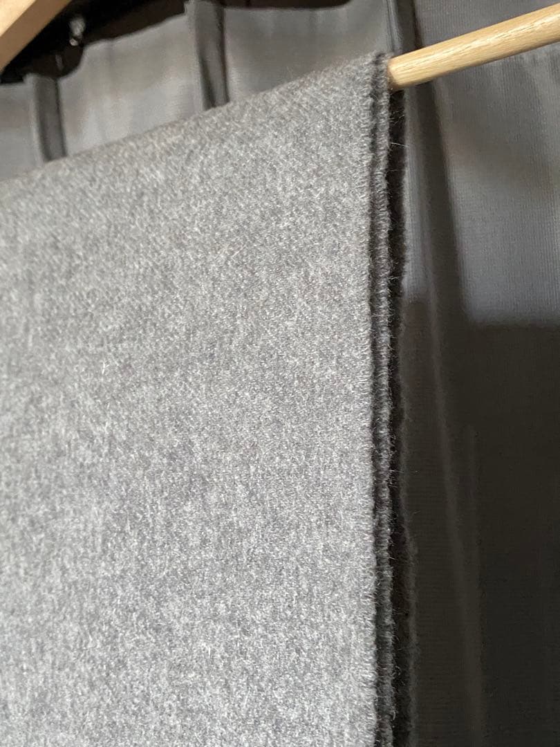 Johnstons of Elgin ピュアカシミヤストールマフラー グレー