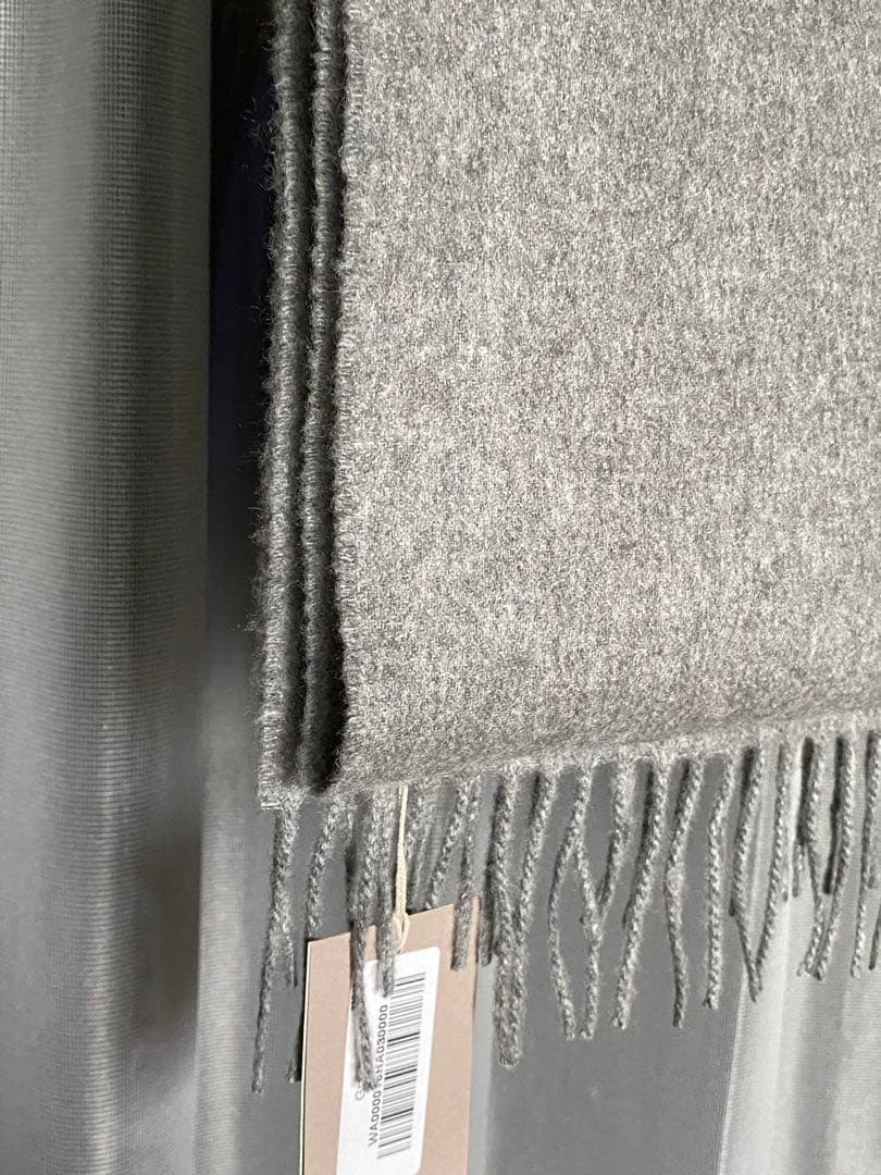 Johnstons of Elgin ピュアカシミヤストールマフラー グレー