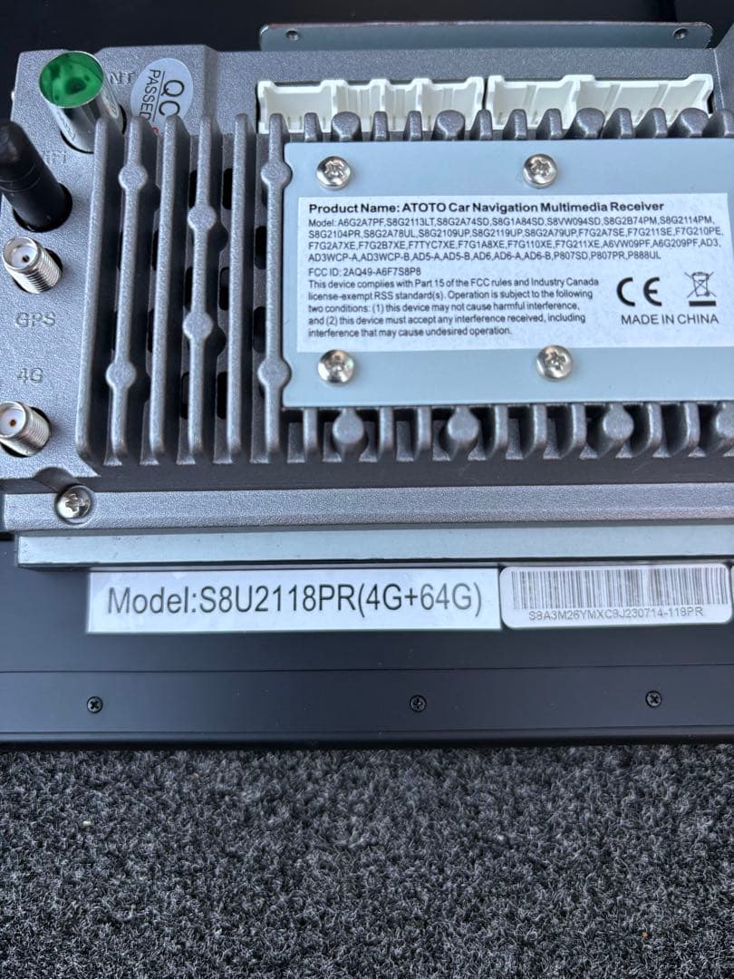 ATOTO S8U2118PR ディスプレイオーディオ