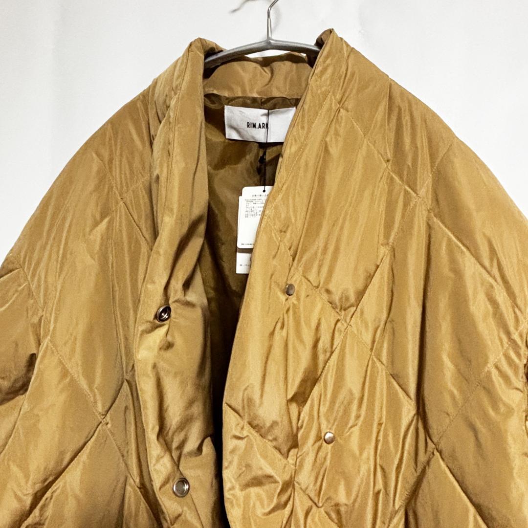 新品【RIM.ARK リムアーク】スタイルアップ ドルマン ダウンコート 36