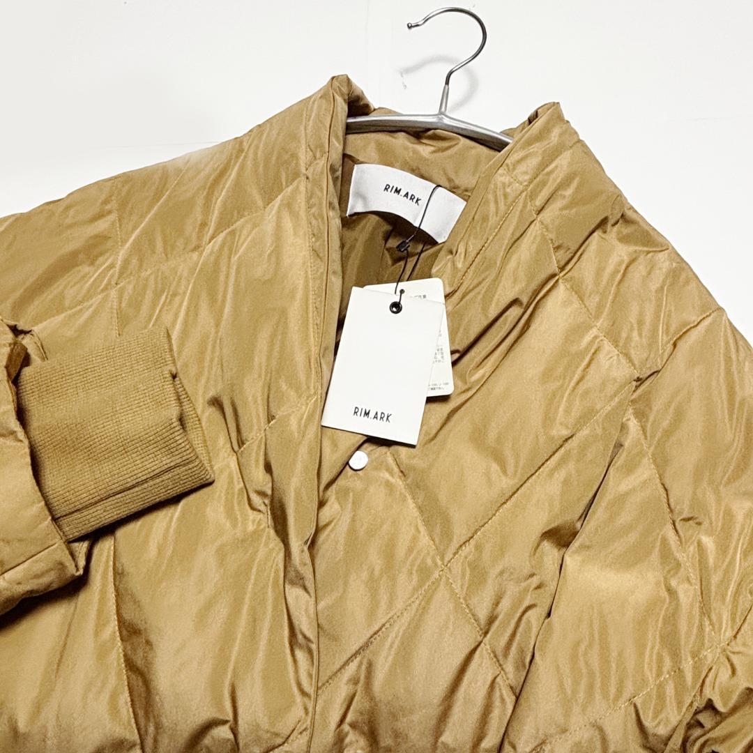 新品【RIM.ARK リムアーク】スタイルアップ ドルマン ダウンコート 36