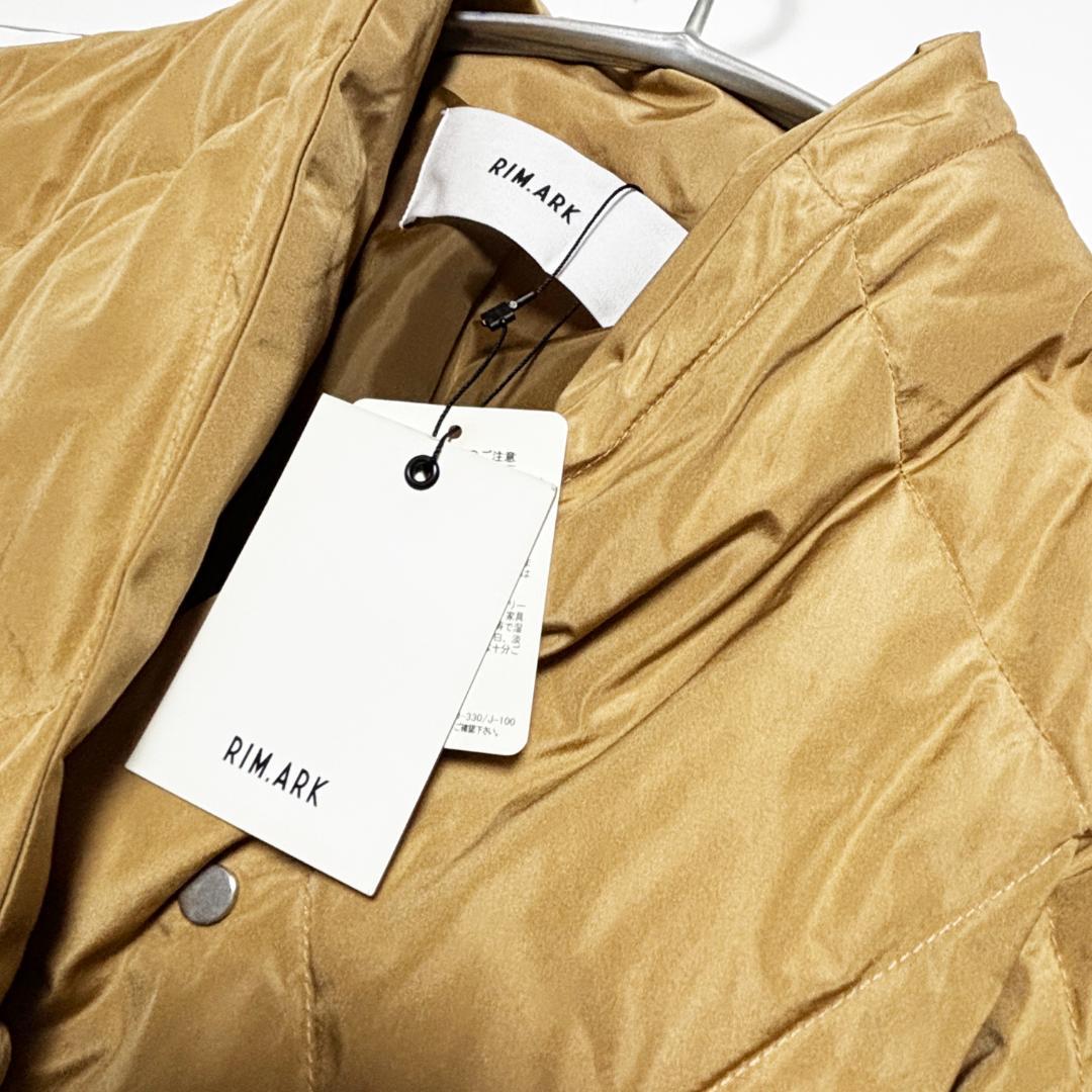 新品【RIM.ARK リムアーク】スタイルアップ ドルマン ダウンコート 36