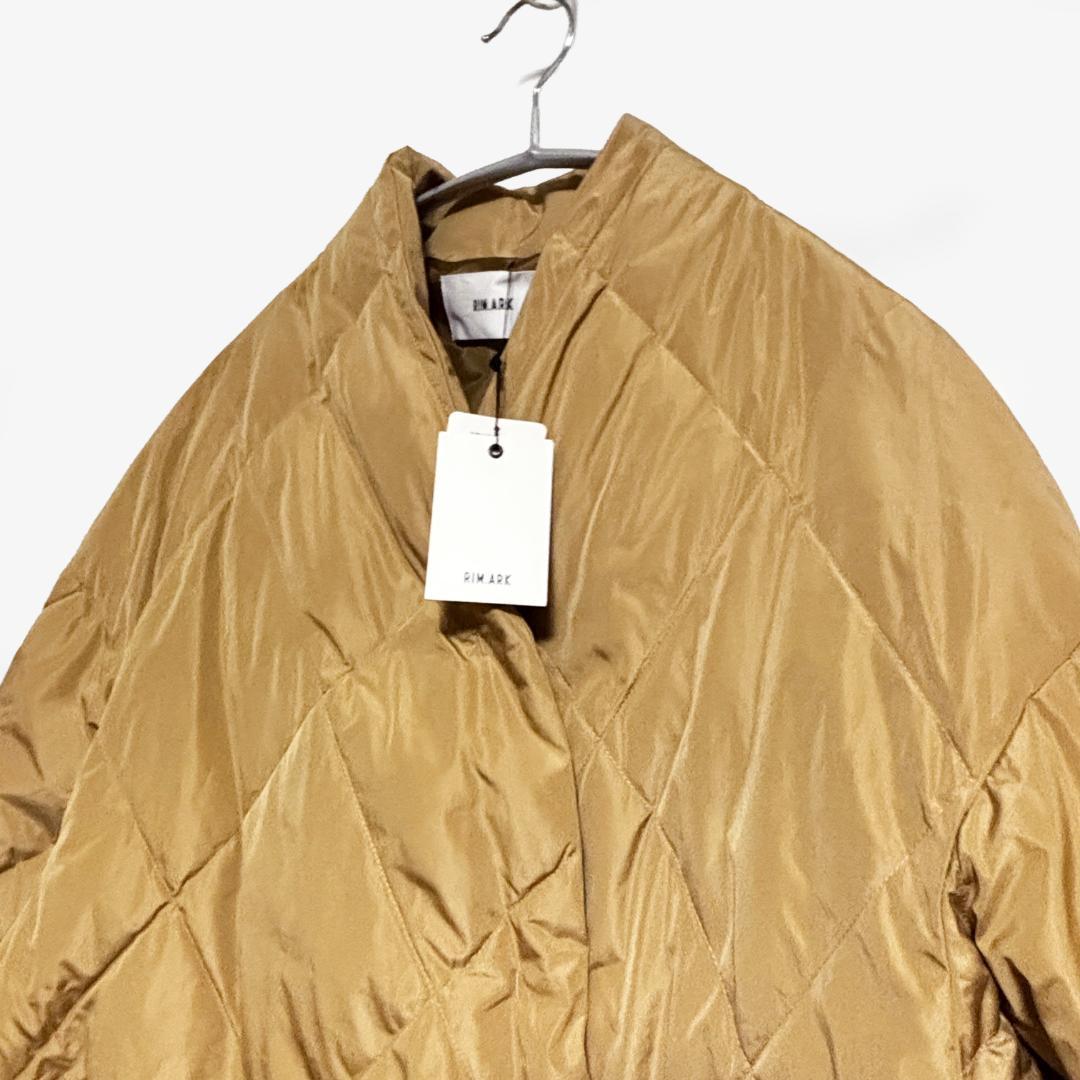 新品【RIM.ARK リムアーク】スタイルアップ ドルマン ダウンコート 36