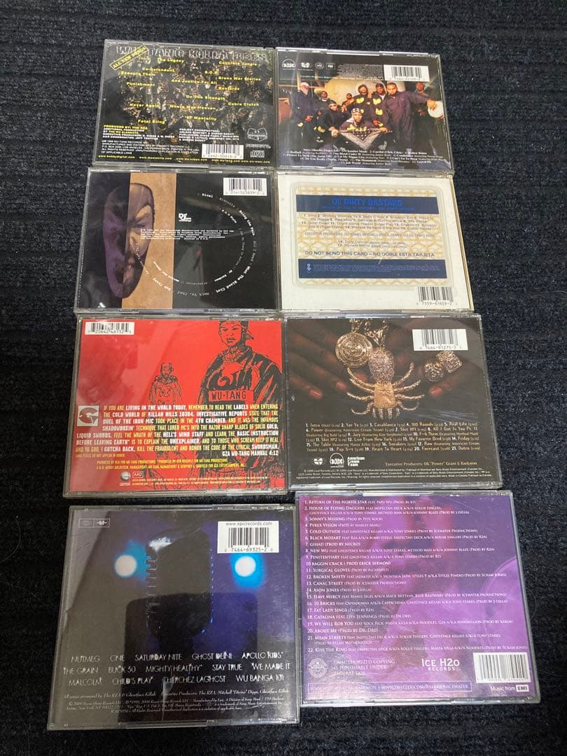 Wu-Tang Clan メンバー 輸入盤 CD 8枚セット