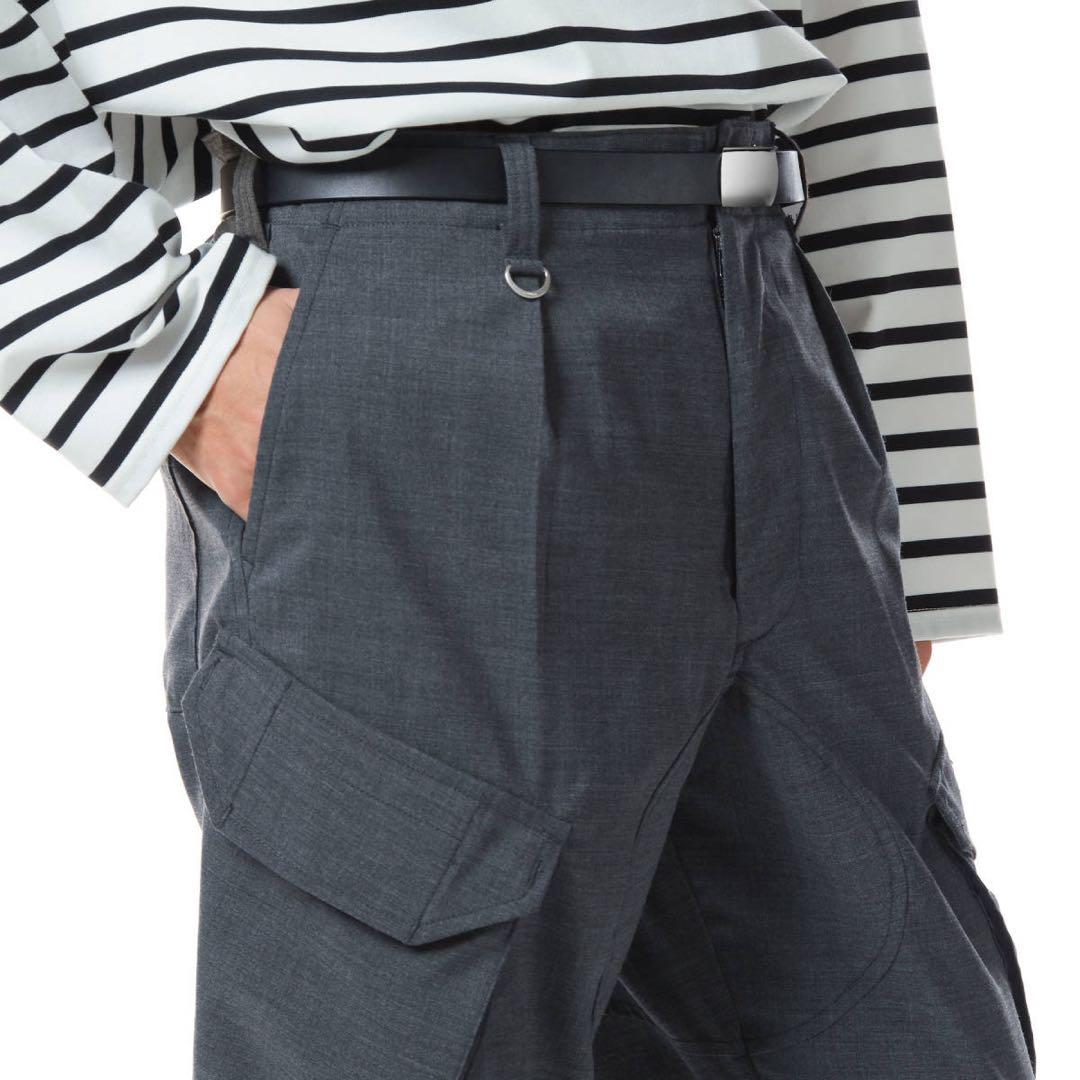 SOPHNETソフネット　ノーカラージャケット　カーゴパンツ セットアップ L