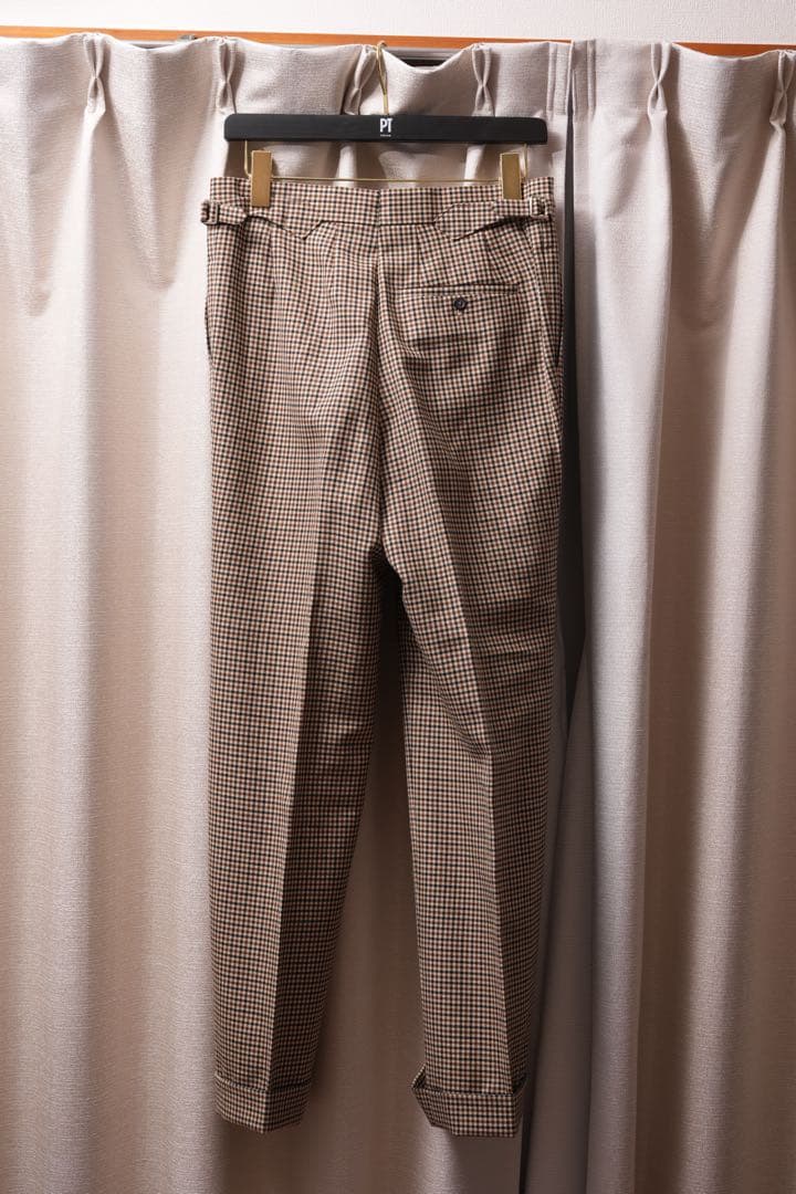 Fumiya Hirano ガンクラブチェック トラウザーズ