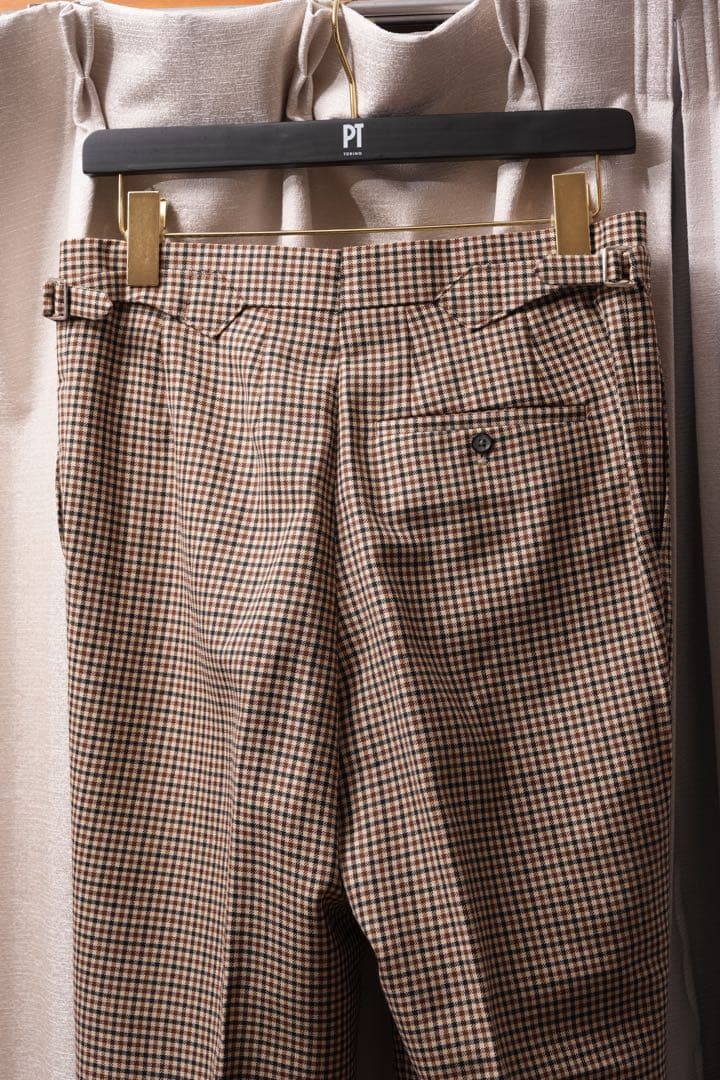 Fumiya Hirano ガンクラブチェック トラウザーズ