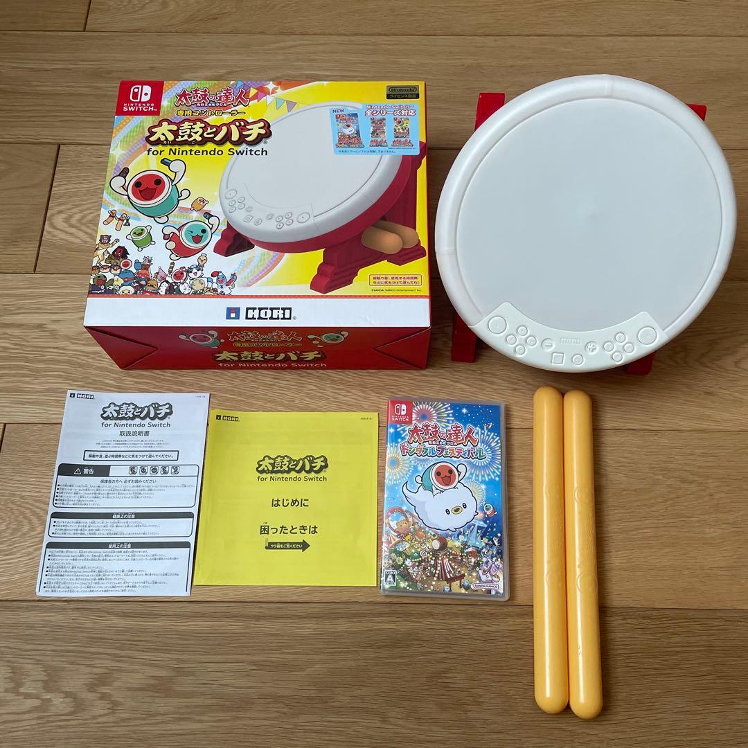 太鼓の達人 ドンダフルフェスティバル　 ソフト・太鼓・バチのセット