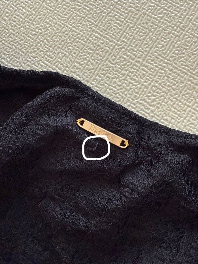 Darich ダーリッチ レースオフショルビキニ（ブラック）