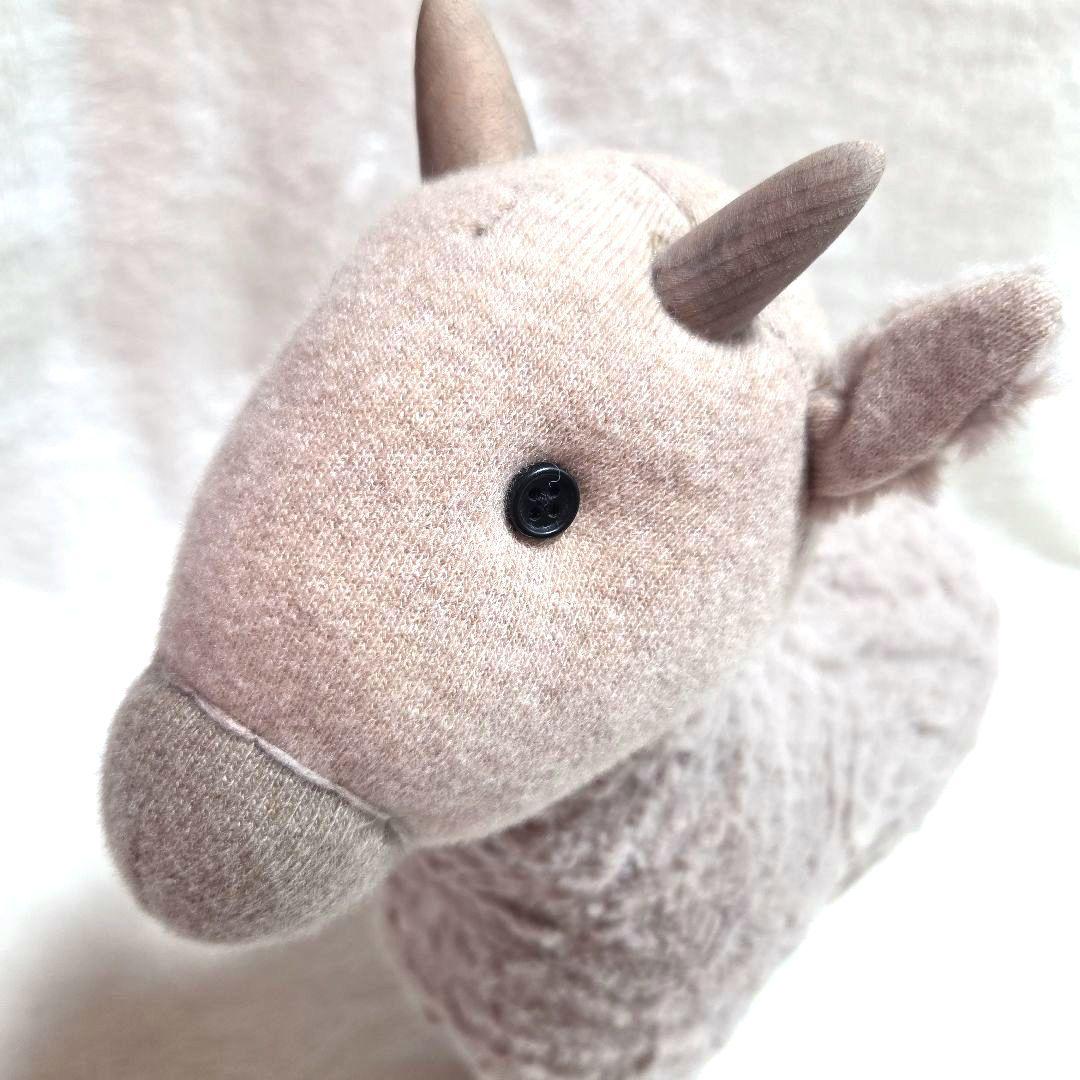 カシミヤ モヘア混●ブルネロクチネリ ヤギ ぬいぐるみ インテリア アニマル