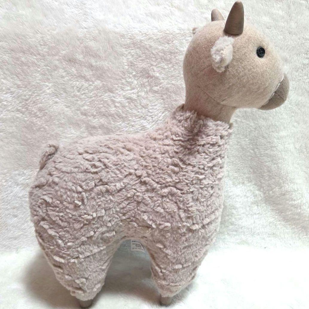 カシミヤ モヘア混●ブルネロクチネリ ヤギ ぬいぐるみ インテリア アニマル