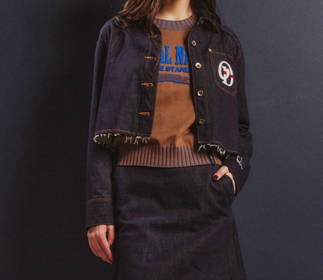 ダブスタ☆クロップドデニムジャケット