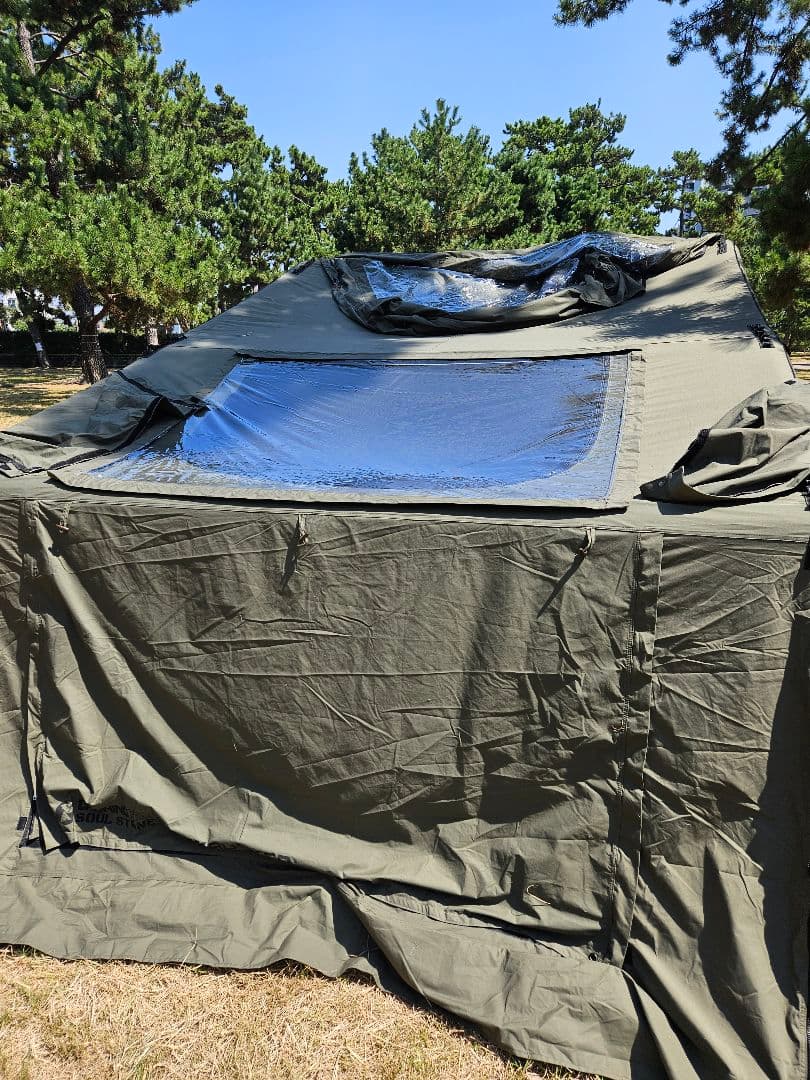 banker air tent 　BONFLAG Air Bedもお付けします。