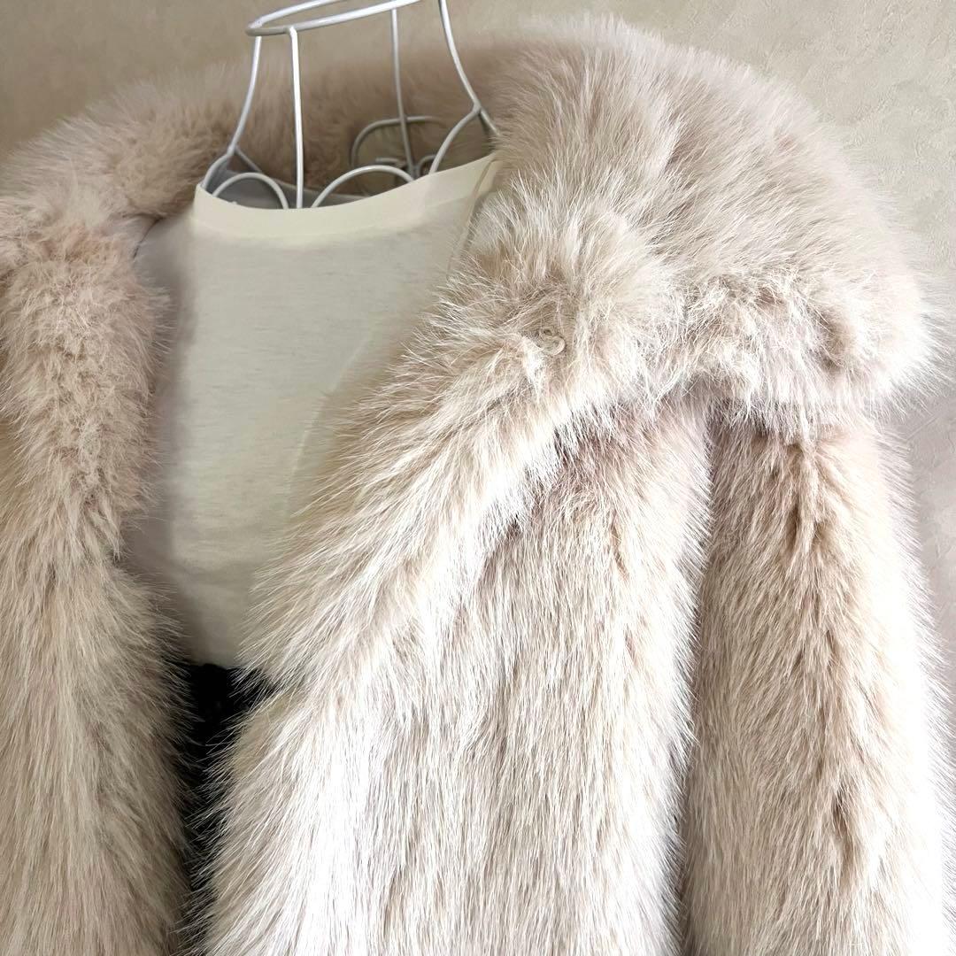 未使用【ZARA/ザラ】ショートフェイクファーコート S ライトベージュ