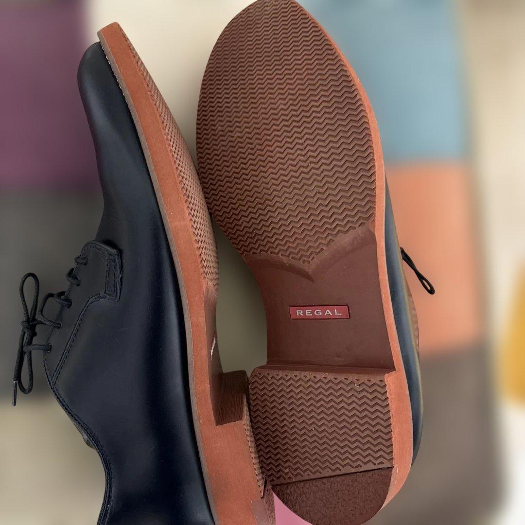 【リーガル】REGAL ドレスシューズ黒25.0新品・未使用