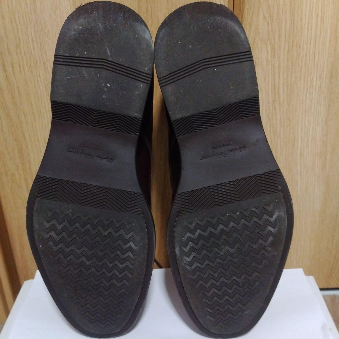 フェラガモ　レザーシューズ　プレーントゥ　Salvatore Ferragamo
