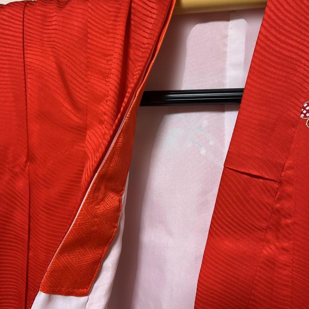 京都呉服七五三 子供用赤い着物セット