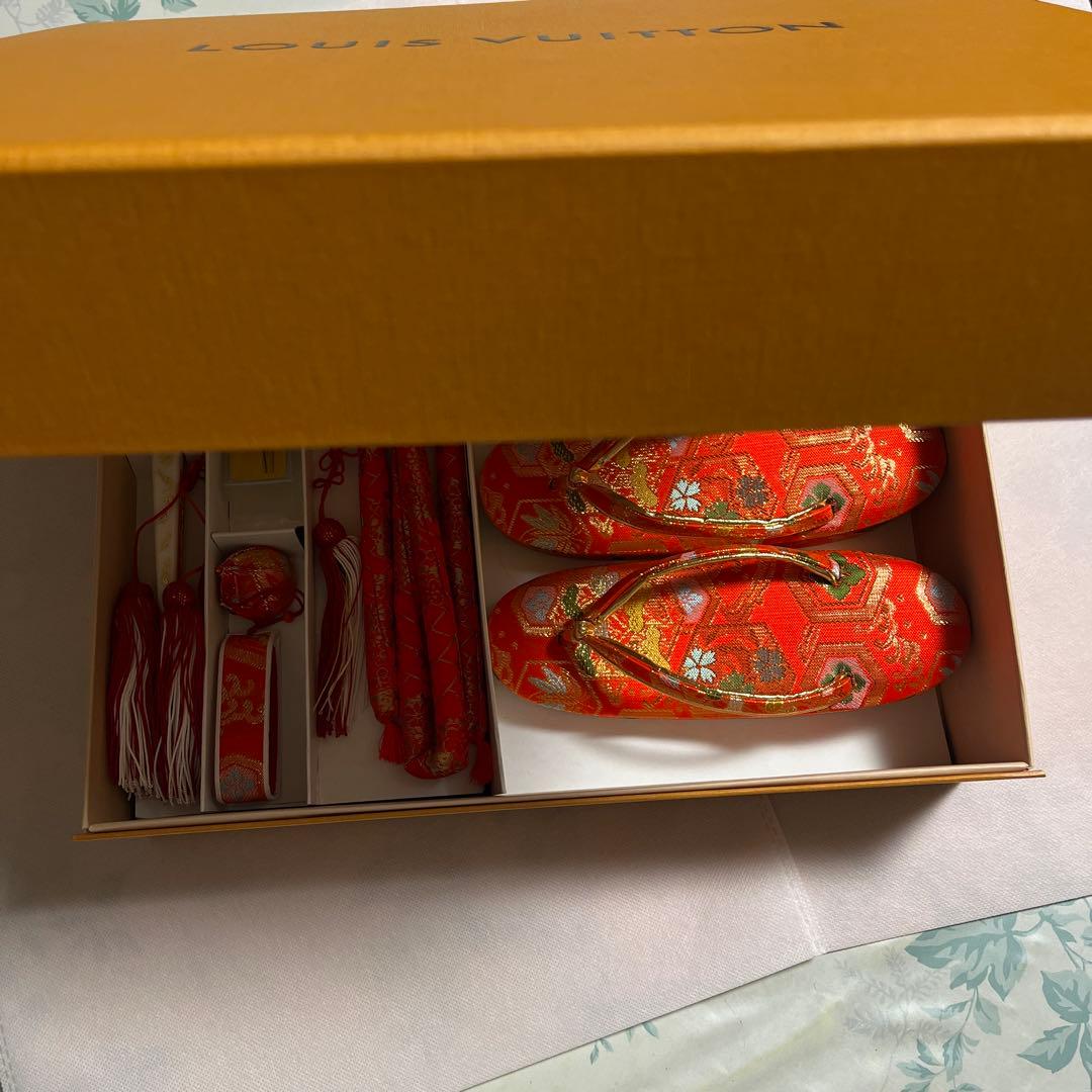 京都呉服七五三 子供用赤い着物セット