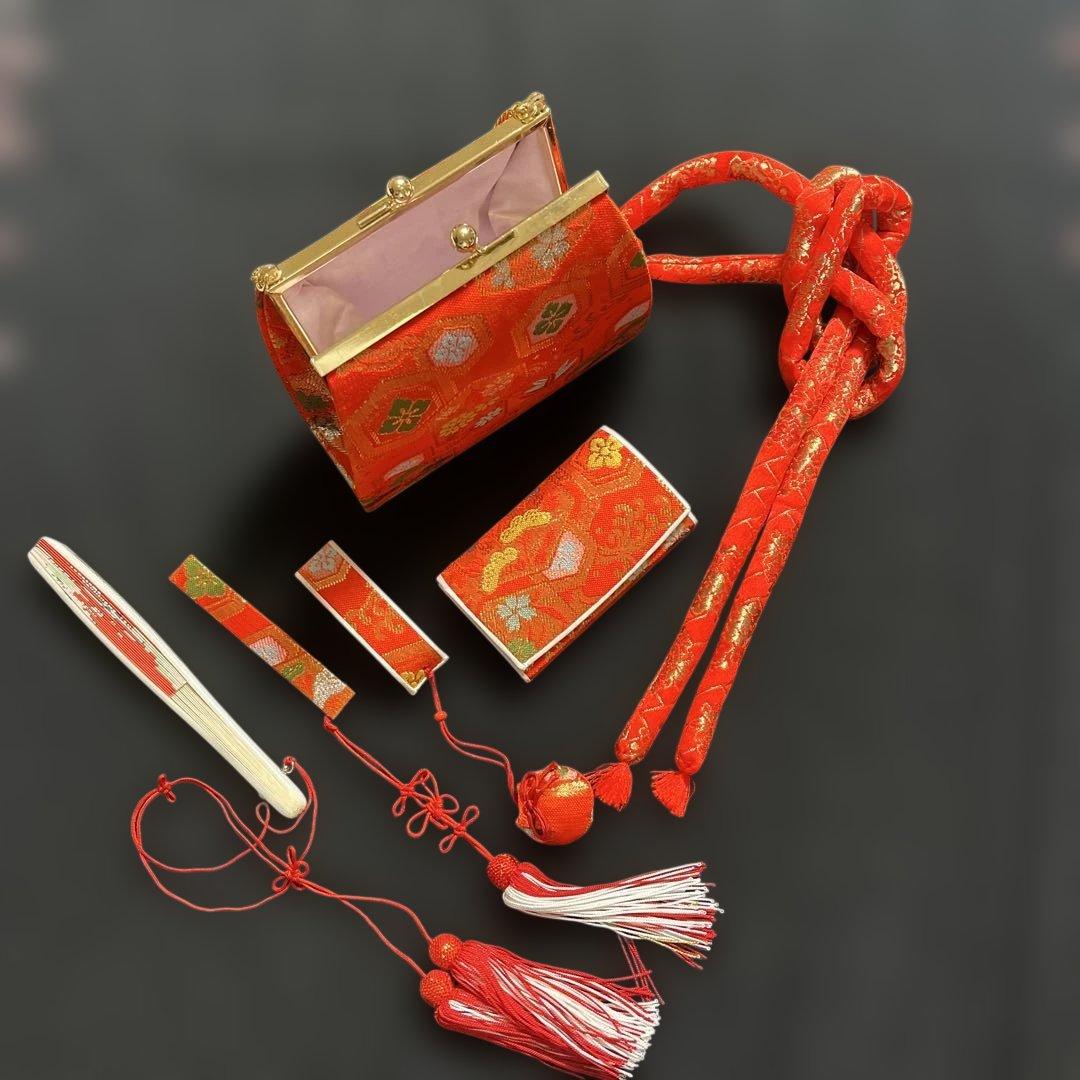 京都呉服七五三 子供用赤い着物セット