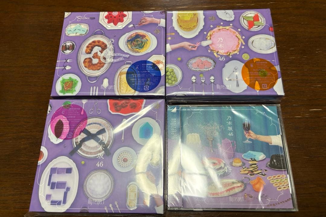 乃木坂46 5thアルバム My respect TypeABC 通常盤 セット