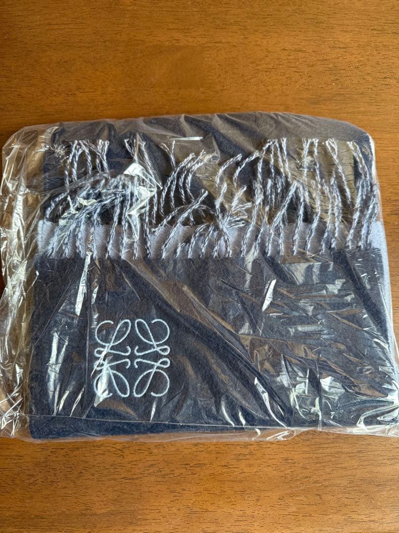 バイカラー スカーフ ウール&カシミヤ