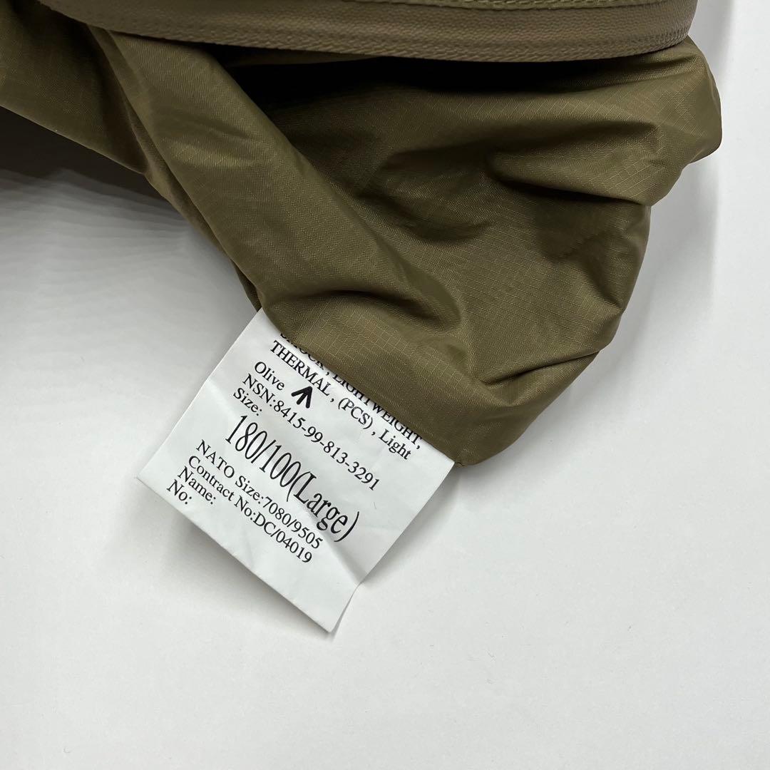 【イギリス軍】PCS サーマル ハーフジップ ジャケット L 近代ミリタリー