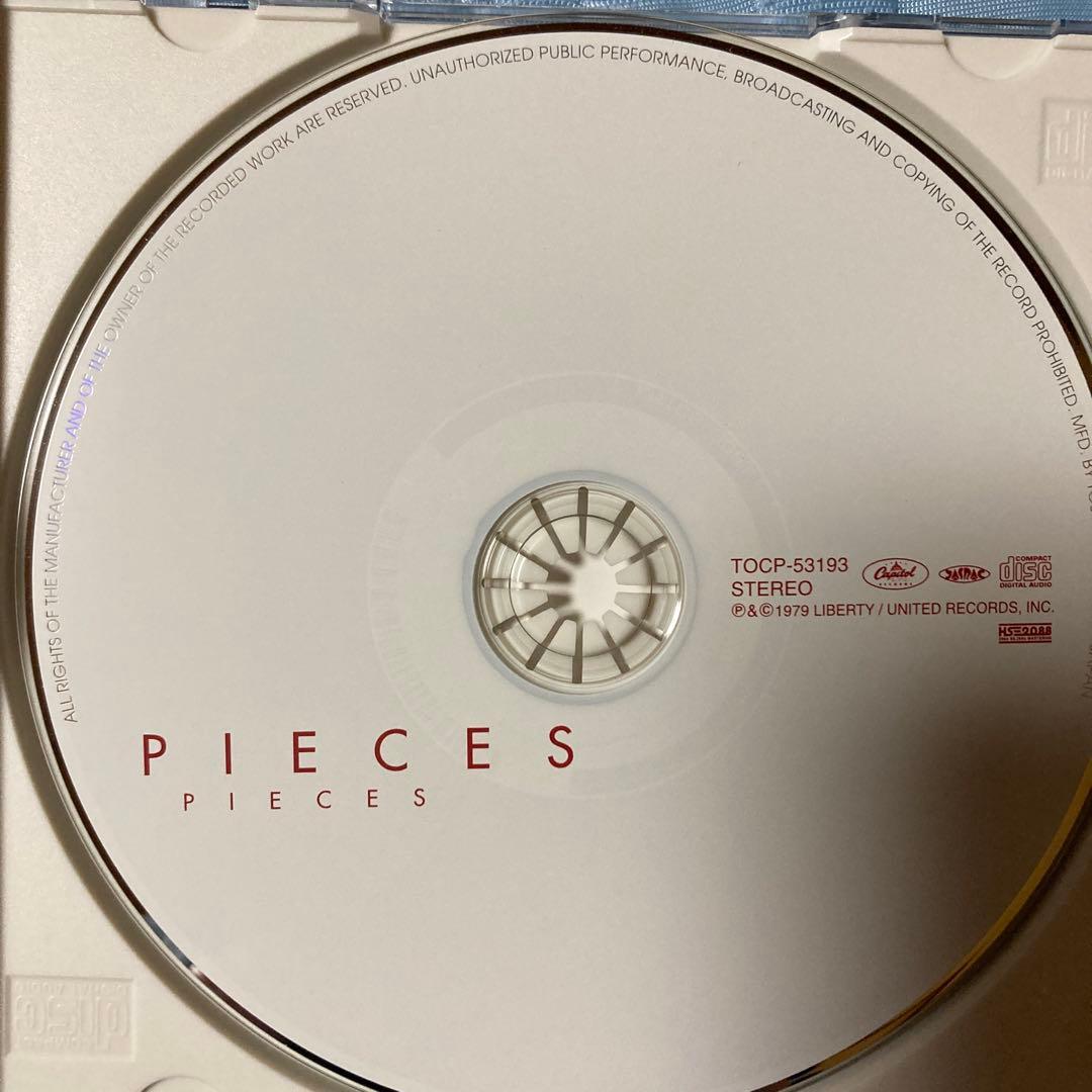 PIECES/ピーセス/激レア盤CD/TOCP53193/AOR/シティポップ