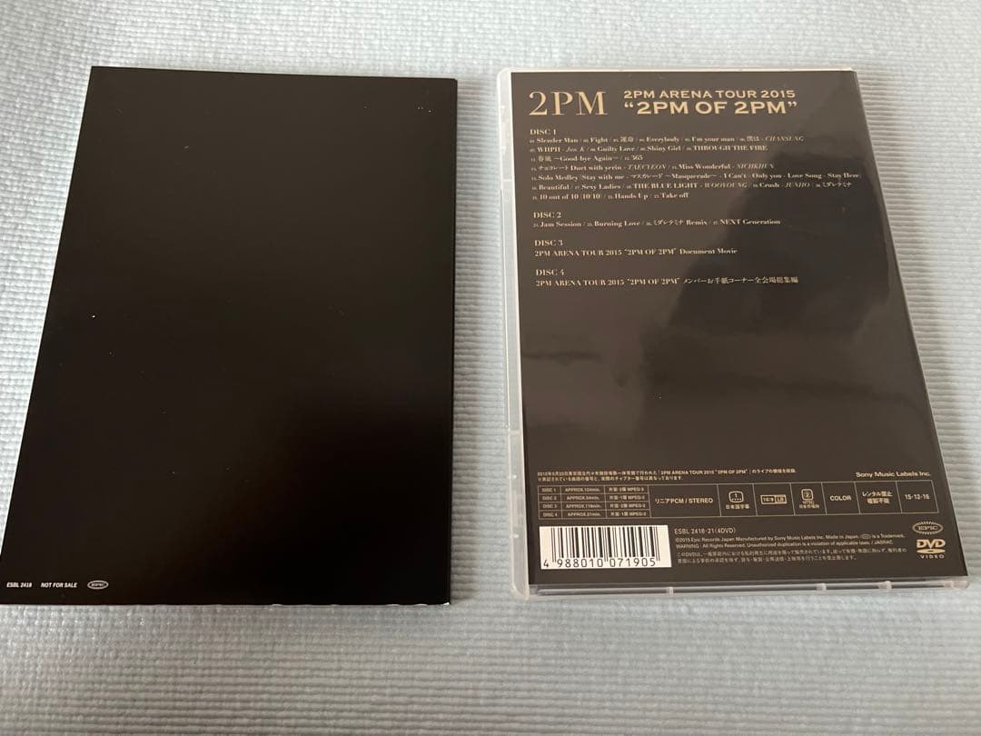 2PM 「2PM OF 2PM」初回限定生産盤 DVD （おまけ銀テープ）