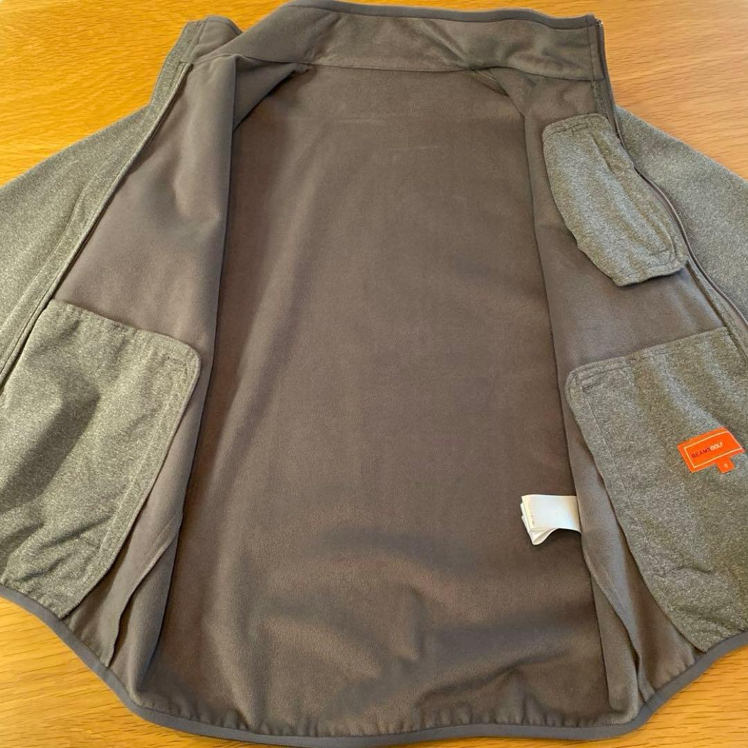 BEAMS GOLF グレー ジップ アウター ブルゾン ジャケット