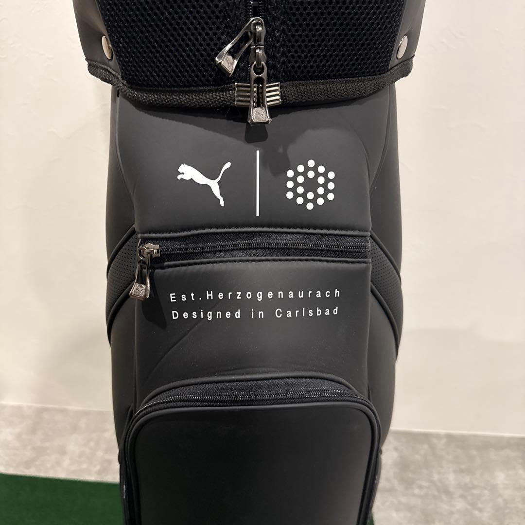 PUMA キャディバック 黒 マットブラック 美品