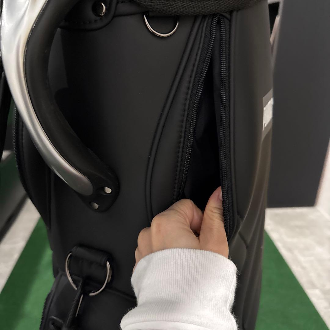PUMA キャディバック 黒 マットブラック 美品