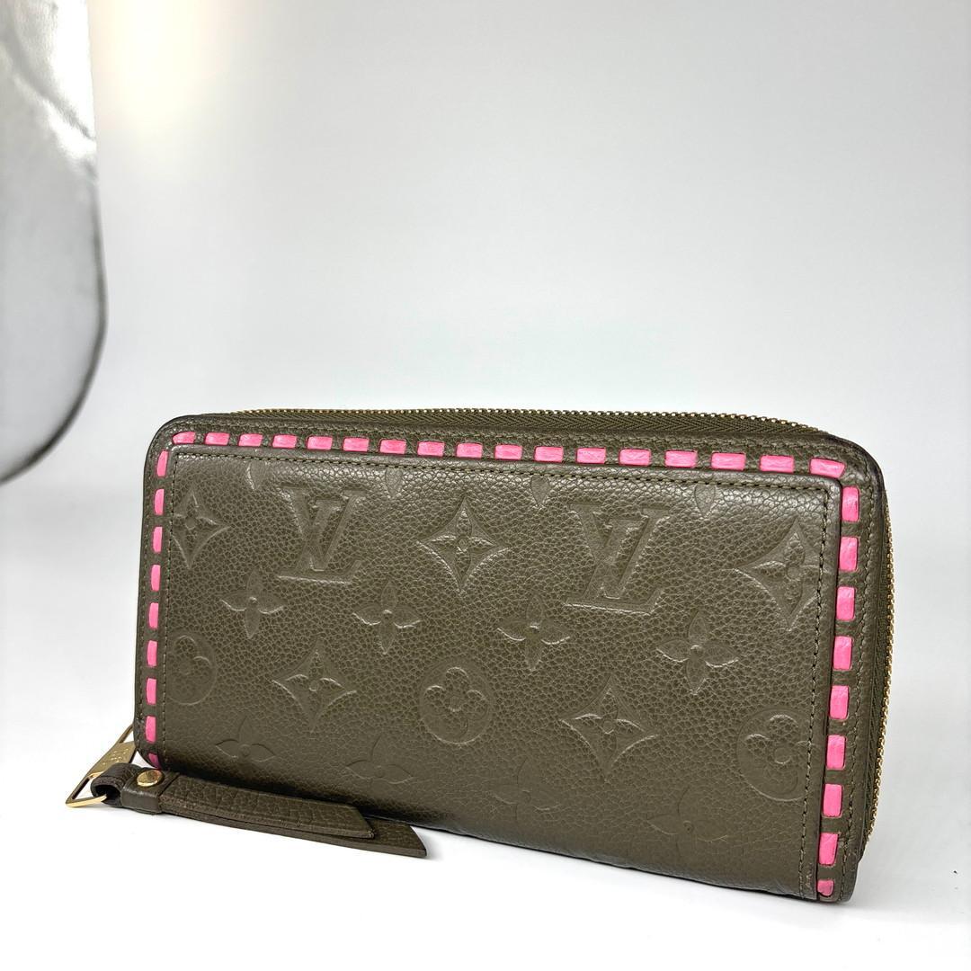超極美品 ルイヴィトン モノグラム アンプラント ジッピー ウォレット 長財布