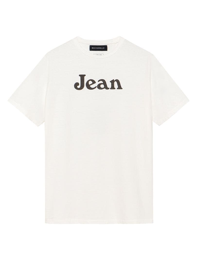 MADISONBLUE CREW NECK TEE JEAN Tシャツ