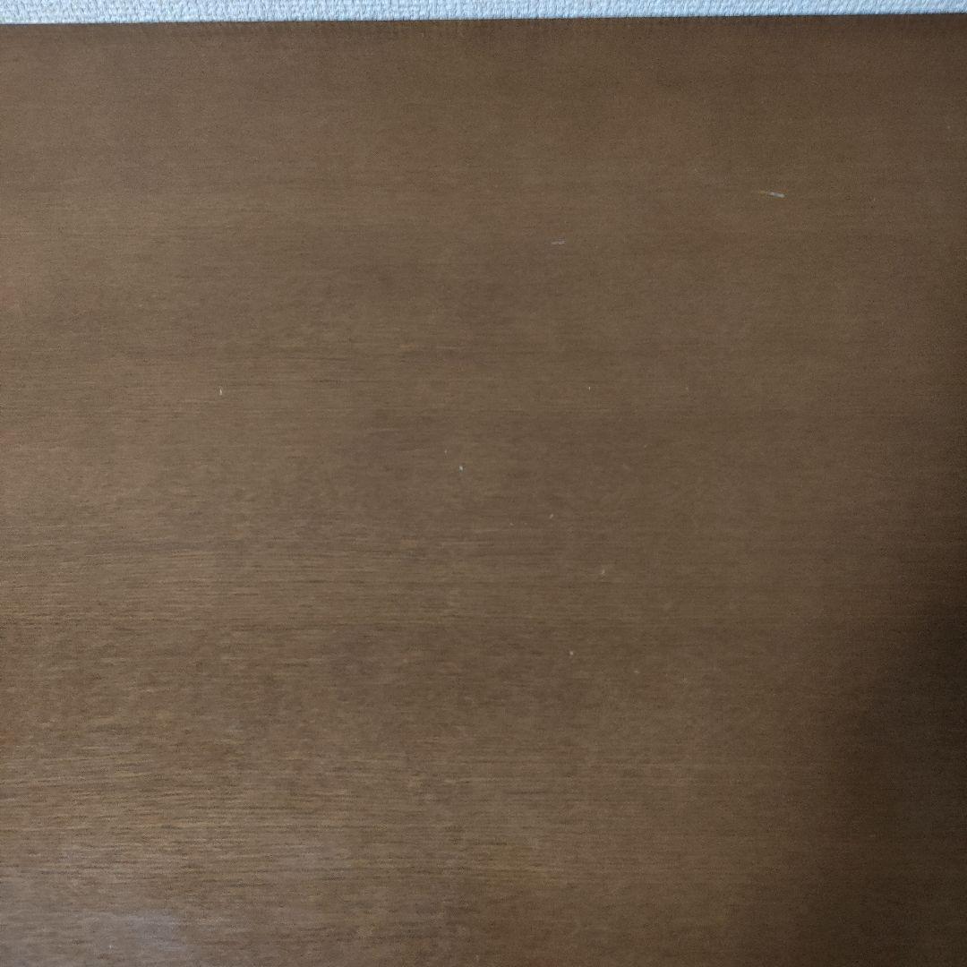 カリモク60 ブラウンデスク 引き出し付き