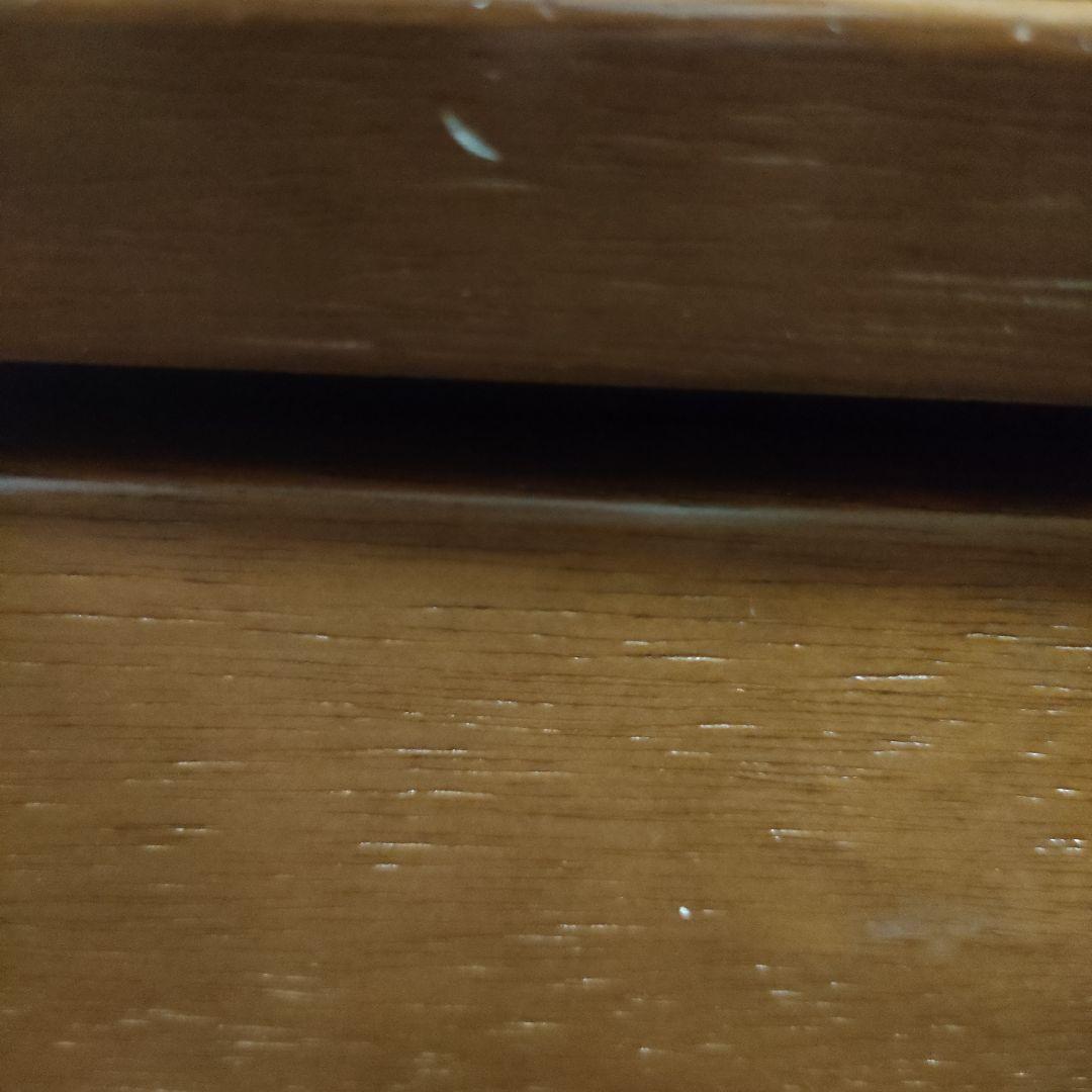 カリモク60 ブラウンデスク 引き出し付き