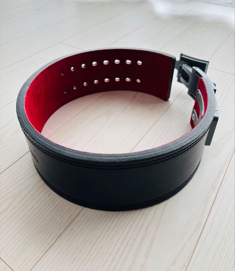 【kun】【使用頻度少】【Sサイズ】SBD パワーベルト ブラック/レッド