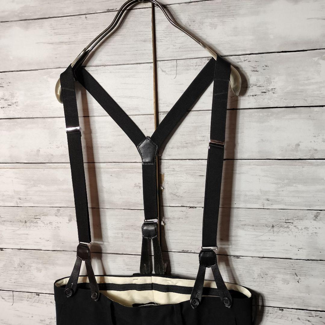 ワイズ Y's ヨウジヤマモト サロペット 吊りパンツ スラックス コットン 黒