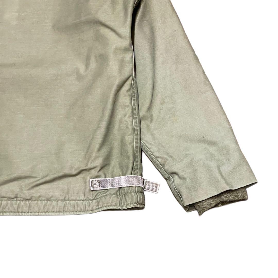 【L】80s U.S.NAVY A-2 デッキ ジャケット ミリタリー 米軍実物
