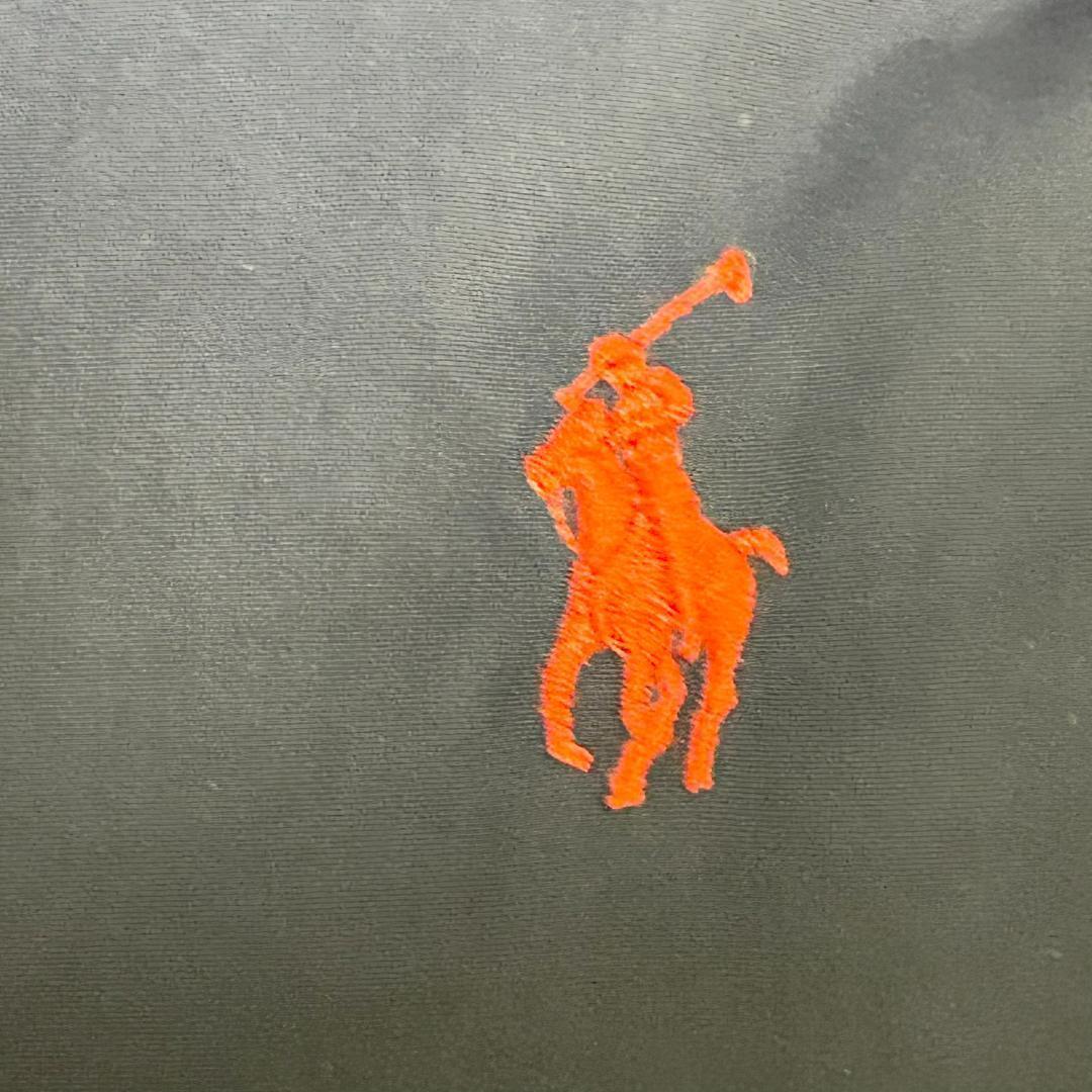 美品　ポロラルフローレン　ダウンベスト　肉厚　ネイビー　L　大きいサイズ　フード