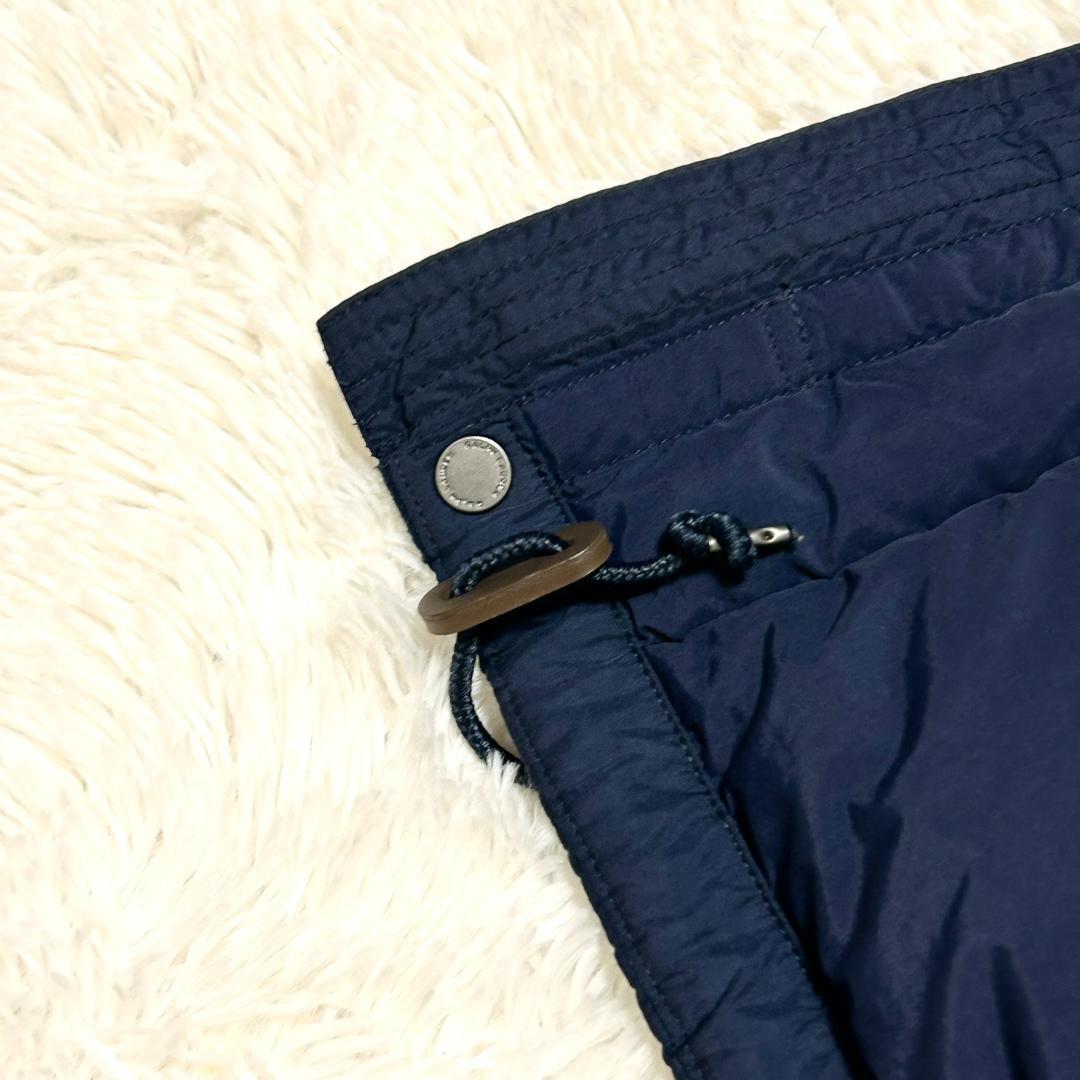 美品　ポロラルフローレン　ダウンベスト　肉厚　ネイビー　L　大きいサイズ　フード