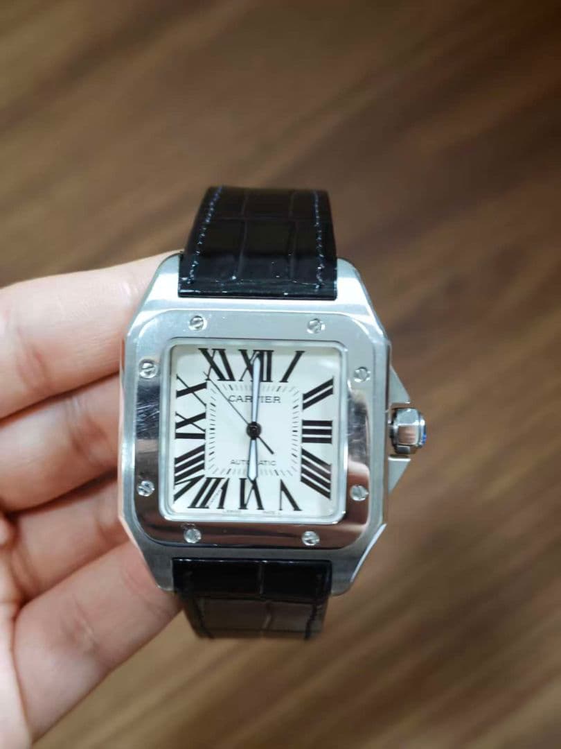 カルティエ CARTIER W20073X8　サントス100 LM 自動巻き
