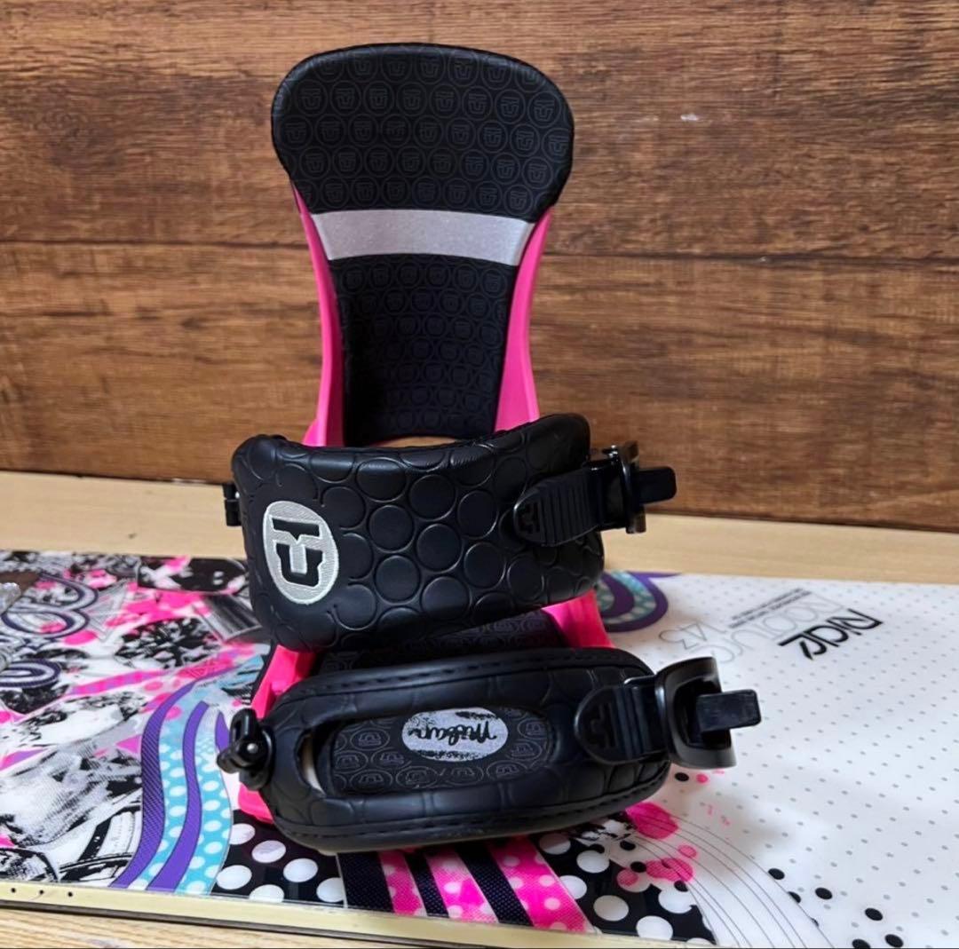 RIDE UNION レディース  スノーボード　3点143cm  かわいい