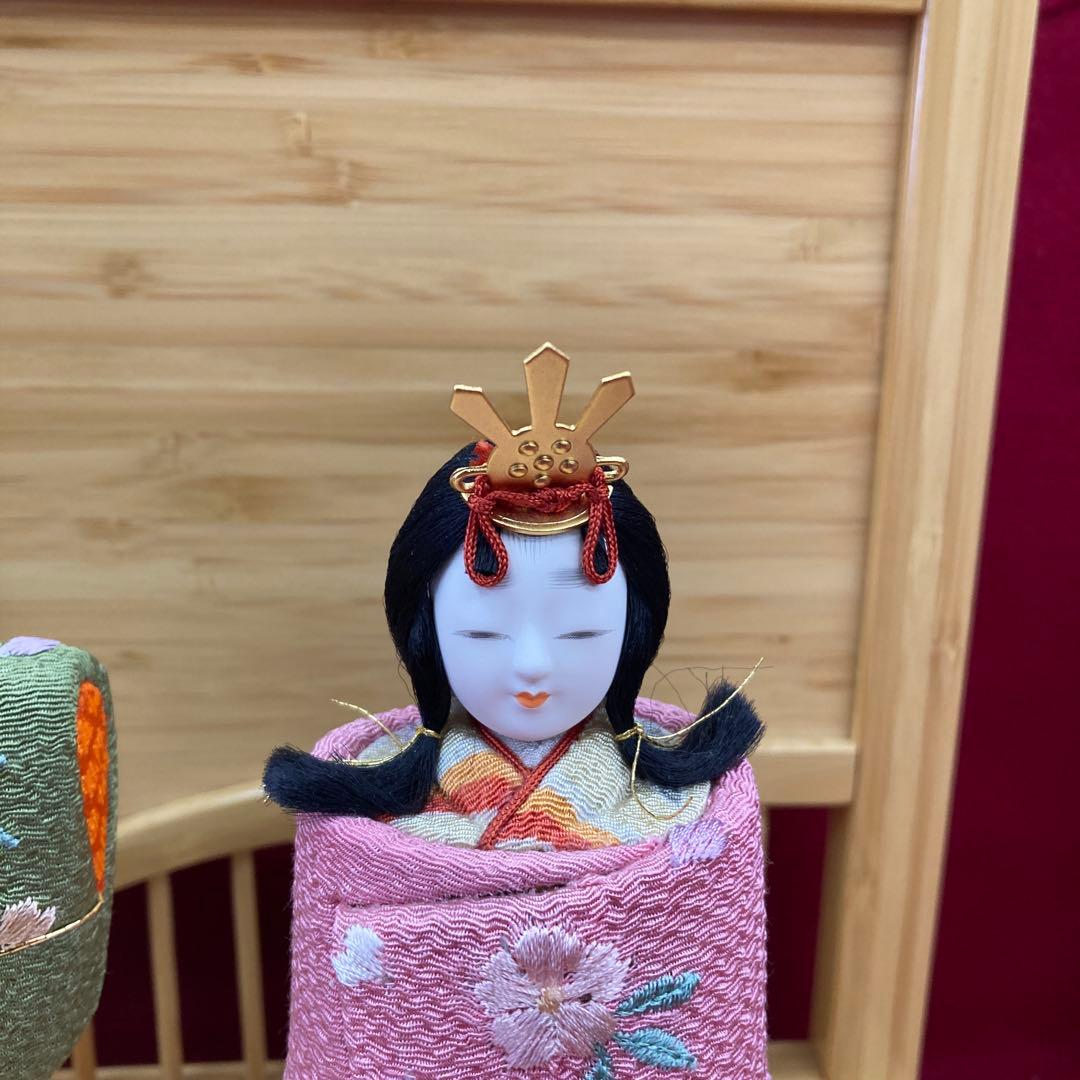 立ち雛木目込人形